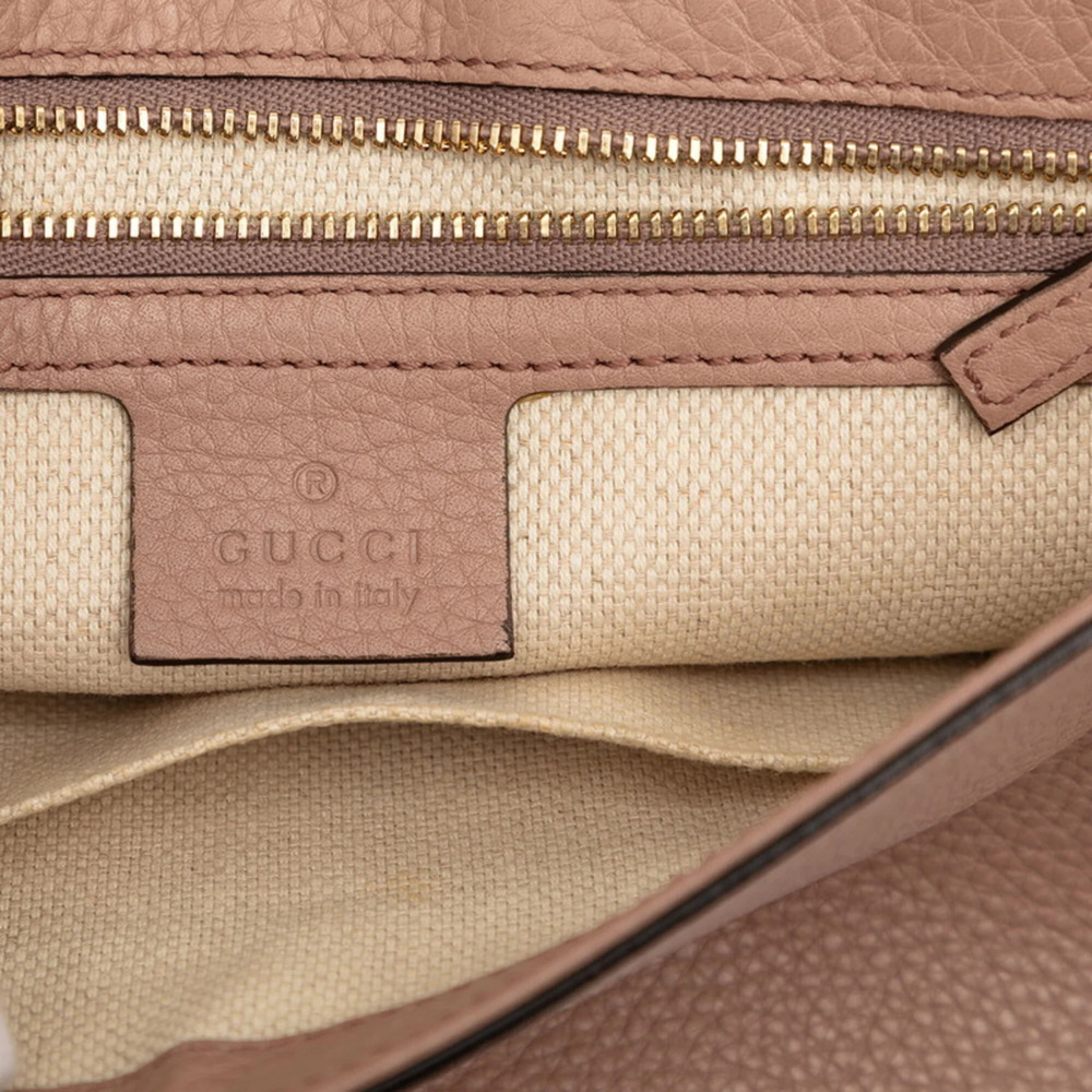 GUCCI Pink Leather Shoulder Bag - Picture 5 of 6